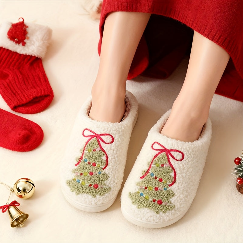 ⏰Christmas Sale 50% OFF🎄Christmas Plush Slippers🎀 - Fall Winter Gift