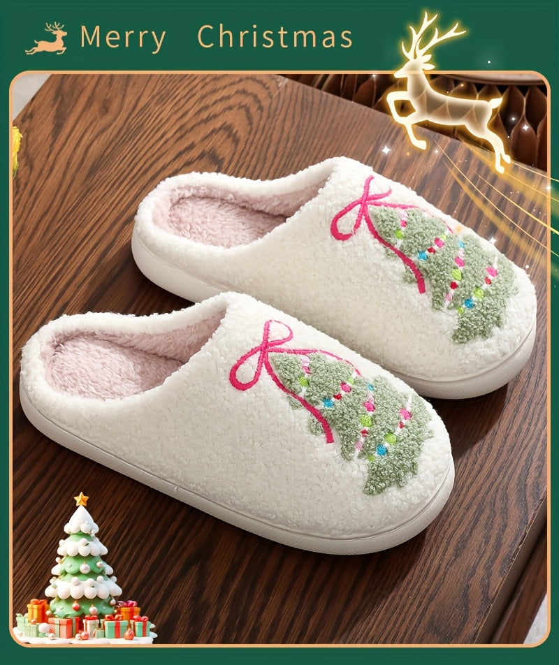 ⏰Christmas Sale 50% OFF🎄Christmas Plush Slippers🎀 - Fall Winter Gift