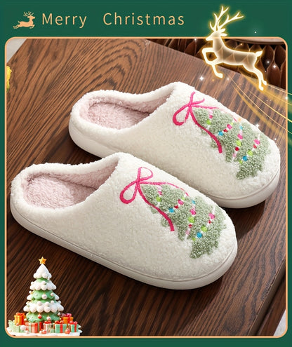 ⏰Christmas Sale 50% OFF🎄Christmas Plush Slippers🎀 - Fall Winter Gift