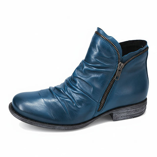 💝Last Day 50% OFF⭐Women's Zipper Waterproof Ankle Support Boots