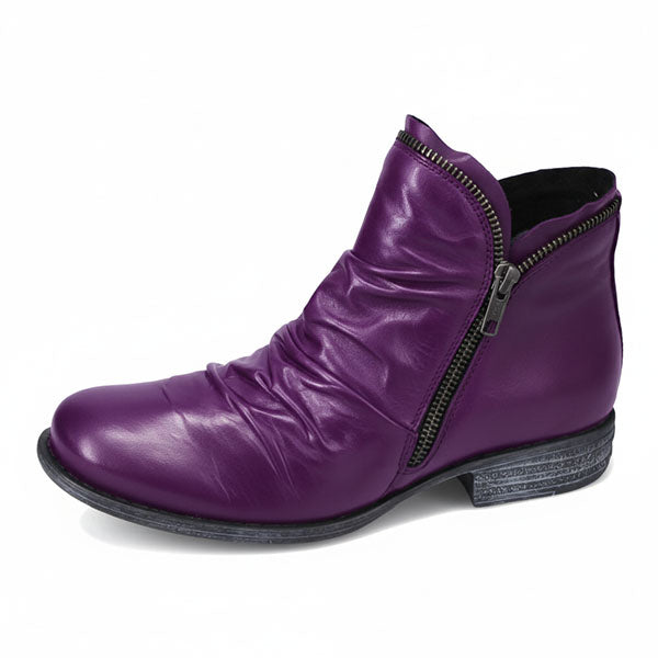 💝Last Day 50% OFF⭐Women's Zipper Waterproof Ankle Support Boots