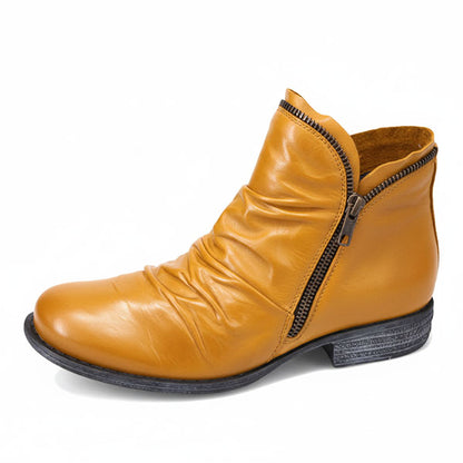 💝Last Day 50% OFF⭐Women's Zipper Waterproof Ankle Support Boots