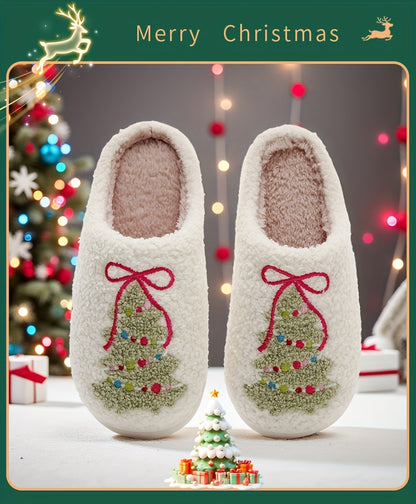 ⏰Christmas Sale 50% OFF🎄Christmas Plush Slippers🎀 - Fall Winter Gift